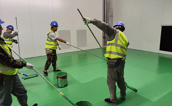 環(huán)氧平涂有滾筒印是什么原因?